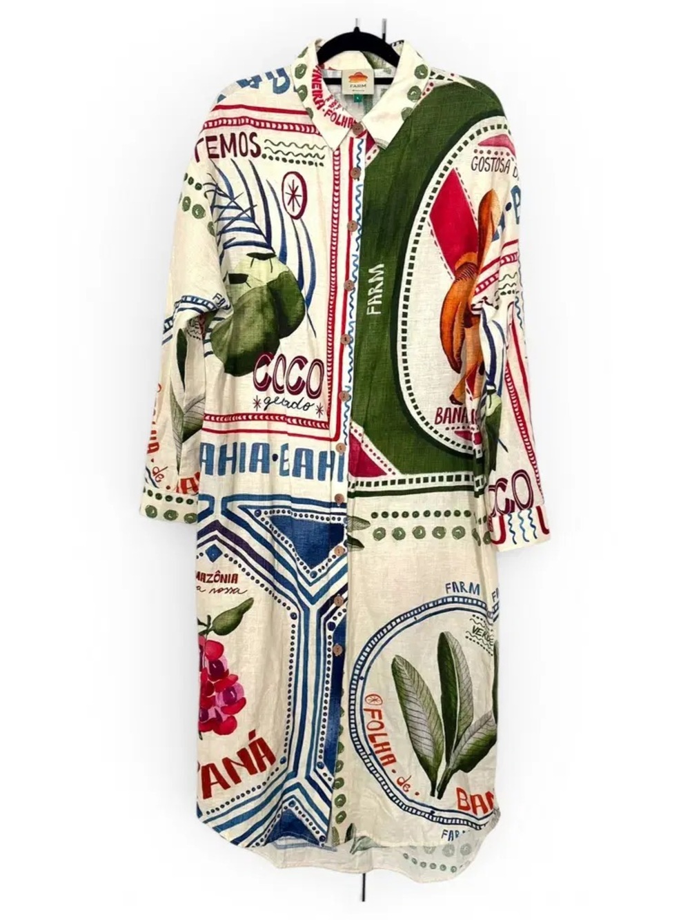 FARM RIO size SMALL shirt dress